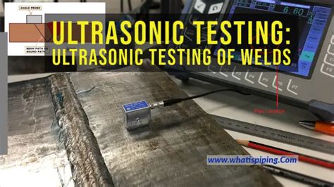 minimum pipe wall thickness for ultrasonic testing|ultrasonic testing of welds pdf.